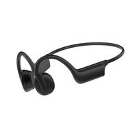 DCU TECNOLOGIC Écouteurs à Conduction osseuse, Bluetooth 5.0, résistant à la Transpiration IPX4, 12 Heures de Batterie, OpenEar, Noir