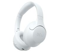 DCU Tecnologic Casque Bluetooth – Suppression du bruit 15‑20 dB – USB‑C – Pliable Blanc