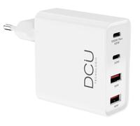 DCU Tecnologic Gan USB Type C Chargeur 100W - Charge Rapide - Couleur Blanc