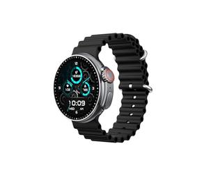 DCU TECNOLOGIC - Montre Connectée Boston - Écran Amoled 1,43'' - Appels Via Bluetooth et Notifications - Modes Sportifs - Surveillance de la santé - 2 Bracelets en Silicone