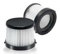 DCV5011H Lot de 2 filtres HEPA de rechange lavables et réutilisables compatibles avec aspirateur à main sans fil DEWALT DCV501HB 20 V avec rondelle noire