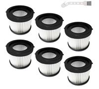 DCV501HB DCV5011H Lot de 6 filtres pour aspirateur à main sans fil DEWALT 20 V, lavables et réutilisables