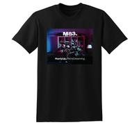 DCVGsdxza M83 T Shirt Hurry up We're Dreaming Vinyl CD Cover Black L