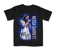 DCVGsdxza Nessa Barrett Concert Shirt Cotton Shirt Black S