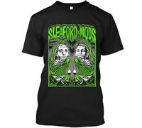 DCVGsdxza Sleaford Mods English Electro Music Graphic Face Art Vintage T-Shirt S-3XL Black M