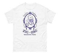 DCVGsdxza Zig Zag Rolling Papers Vintage Unisex T-Shirt White XL