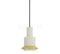 DCW Chaumont Suspension corps blanc/anneau jaune - ø19 cm