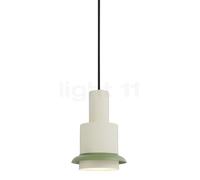 DCW Chaumont Suspension corps blanc/anneau vert - ø19 cm