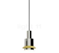 DCW Chaumont Suspension corps nickel/anneau jaune - ø15 cm
