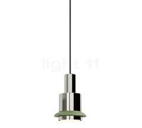 DCW Chaumont Suspension corps nickel/anneau vert - ø15 cm