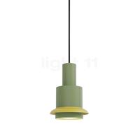 DCW Chaumont Suspension corps vert/anneau jaune - ø19 cm
