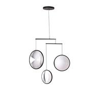 DCW Focus Lustre LED, noir - 3 foyers Ce luminaire comporte des modules à LED prémontés de classes énergétiques A A++, A+, A