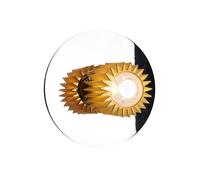 DCW In the Sun Applique argenté/maille dorée - ø27 cm