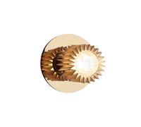 DCW In The Sun Wall 190 Wandleuchte, corps en or, maille en or