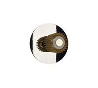 DCW In the Sun Applique argenté/maille dorée - ø27 cm