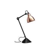 DCW Lampe Gras No 205 Lampe de table noire cuivre poli