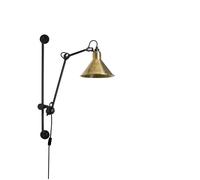 DCW Lampe Gras N°210 Brass Conic Wandleuchte, laiton