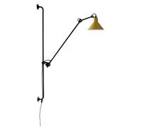 DCW Lampe Gras N°214 Conic Wandleuchte, jaune