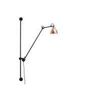 DCW Lampe Gras N°214 Copper Round Wandleuchte, cuivré / blanc