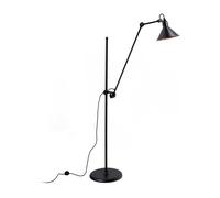 DCWéditions Lampadaire LAMPE GRAS N°215 Noir - Noir/ Cuivre - conique