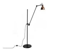 DCW Lampe Gras N°215 Copper Round Stehleuchte, cuivre brut / blanc
