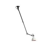 Lampe Gras N302 Plafonnier Noir Mat et Blanc et Cuivre