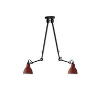 DCW Lampe Gras No 302 Double Plafonnier rouge