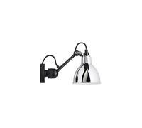 DCW Lampe Gras N°304 Black Round Wandleuchte, abat-jour chromé