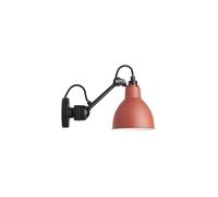 DCW Lampe Gras N°304 Black Round Wandleuchte, rouge