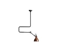 DCW Lampe Gras No 312 Suspension cuivre brut/blanc