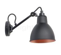DCW Lampe Gras No 104 Applique noir/cuivre poli