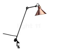 DCW Lampe Gras N°201 Copper Conic Klemmleuchte, cuivre / blanc