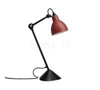 DCW Lampe Gras No 205 Lampe de table noire rouge