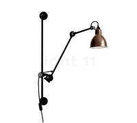 DCW Lampe Gras No 210 Applique cuivre brut/blanc