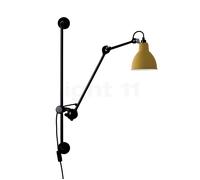 Lampe Gras N210 Applique Murale Noir Mat et Jaune Mat