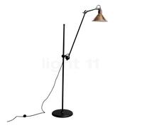 DCW Lampe Gras No 215 Lampadaire noir cuivre brut/blanc