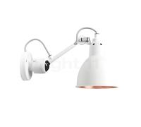 DCW Lampe Gras No 304 Applique blanche blanc/cuivre poli