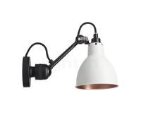 Lampe Gras N304 Applique Murale Noir Mat et Blanc et Cuivre Hardwired