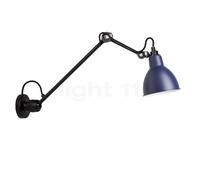 DCW Lampe Gras N°304 L40 Round Wandleuchte, abat-jour bleu