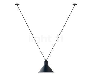 DCW Les Acrobates de Gras No 323 L Suspension, abat-jour conique bleu