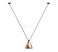 DCW Les Acrobates de Gras No 323 L Suspension, abat-jour cuivre poli