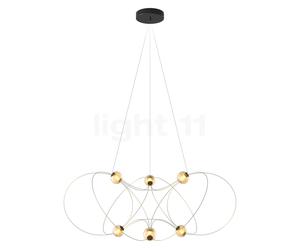 DCW Munari Lustre LED 6 foyers doré - non monté Ce luminaire comporte des modules à LED prémontés de classes énergétiques A A++, A+, A