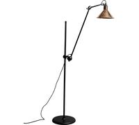 DCWéditions Lampadaire LAMPE GRAS N°215 Noir - conique - Cuivre non poli