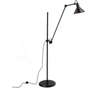 DCWéditions Lampadaire LAMPE GRAS N°215 Noir - conique - Noir/ Cuivre