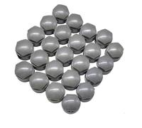 DCXXAN Cache-écrous de Roue pour Audi A4, A5, A6, A7, A8, Q3, Q5 et TT (24 pièces), Protection pour vis de moyeu de Roue, boulons et Goujons de véhicule, Gris