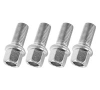 DCXXAN Goujons de Roue pour Audi A2 (2000-2005) et Audi A3 (2003-2012) - Boulons et écrous de Roue Blancs M14x1,5 - Rayon de Filetage 28 mm - Références : WHT002437 et WHT001812