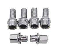 DCXXAN Goujons de Roue pour Audi A4, A6, A8 et TT, vis de Roue M14*1,5, écrou de Blocage, clé 8D0601139F
