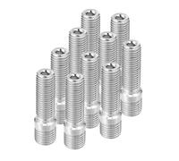 DCXXAN Goujons de Roue, pour VW Beetle, Passat et Jetta 2002-2022 M14x1.5 M12x1.5 50mm Vis de moyeu de Pneu Boulons de Goujon de Roue