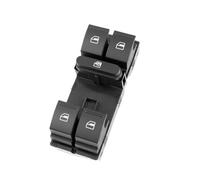 DCXXAN Interrupteur de lève-vitre 1Z0959858B pour Skoda Yeti 5L (2009-2014), Commande Principale de lève-vitre électrique, Vert, 10 Broches, 1Z0 959 858B