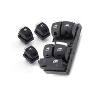 DCXXAN Interrupteur de lève-vitre pour Audi A3, A4, S4, RS4, A6, S6, RS6, C6 et Q7 (2004-2015) - Références : 4F0959855B et 4F0959851H.